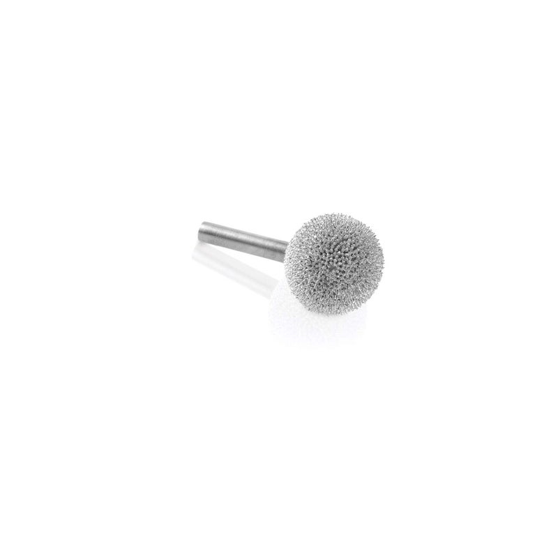 Kutzall Original Sphere Rotary Burr, 1â„4" Shaft, Coarse - Wood Carving Bit for Bosch, DeWalt, Milwaukee Tools. Abrasive Tungsten Carbide Coating, 1" (25.4mm) Head Diameter, S-1 - Image 2